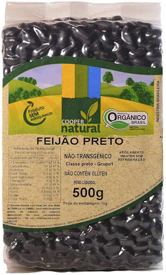 Feijão Preto Orgânico 500g - Coopernatural