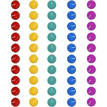 Kokusuz  e itli Renkler Tealights Mum - 4+ Saat Yanma S resi - Ev,  abat ve Y ld n mleri i in Temiz Yanan Palmiye Adak Dumans z Tealights Mumlar  50 adet