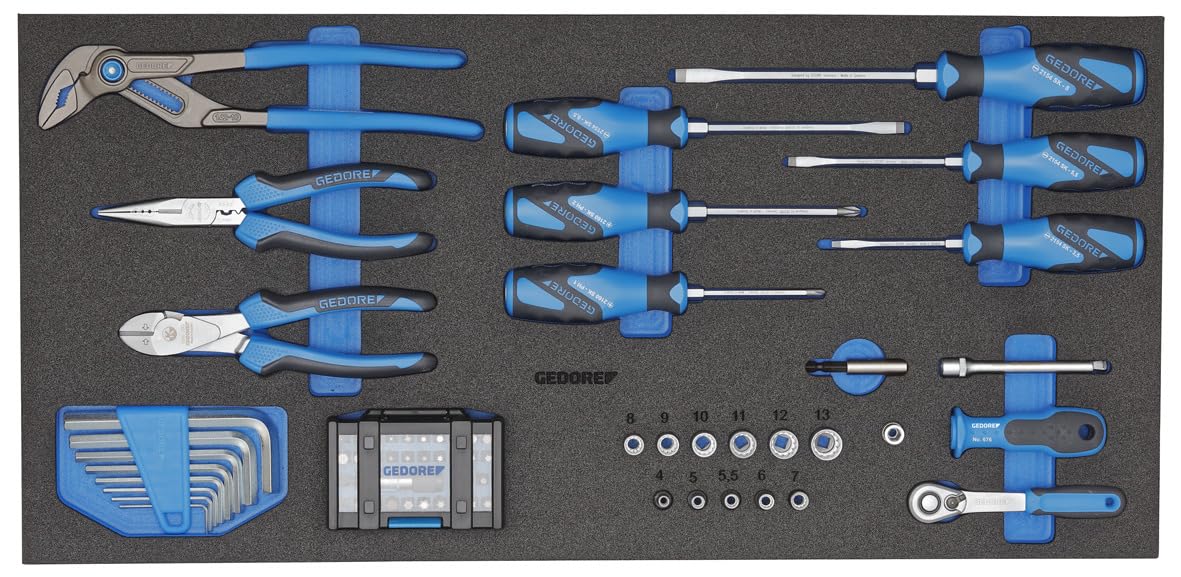 Module d'outils CT 65 pcs avec cliquet réversible et douilles
