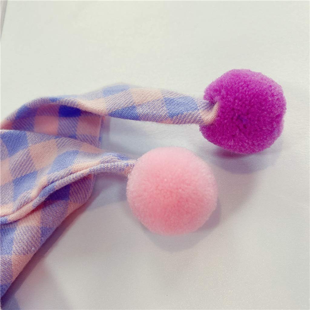 Sciarpe triangolari Scozzesi in Doppio Tessuto per Bambini Unisex Colletti in Cotone Autunno Inverno Caldi fazzoletti da Collo per Bambini Sciarpe per Ragazze dei Ragazzi (Colore : A)