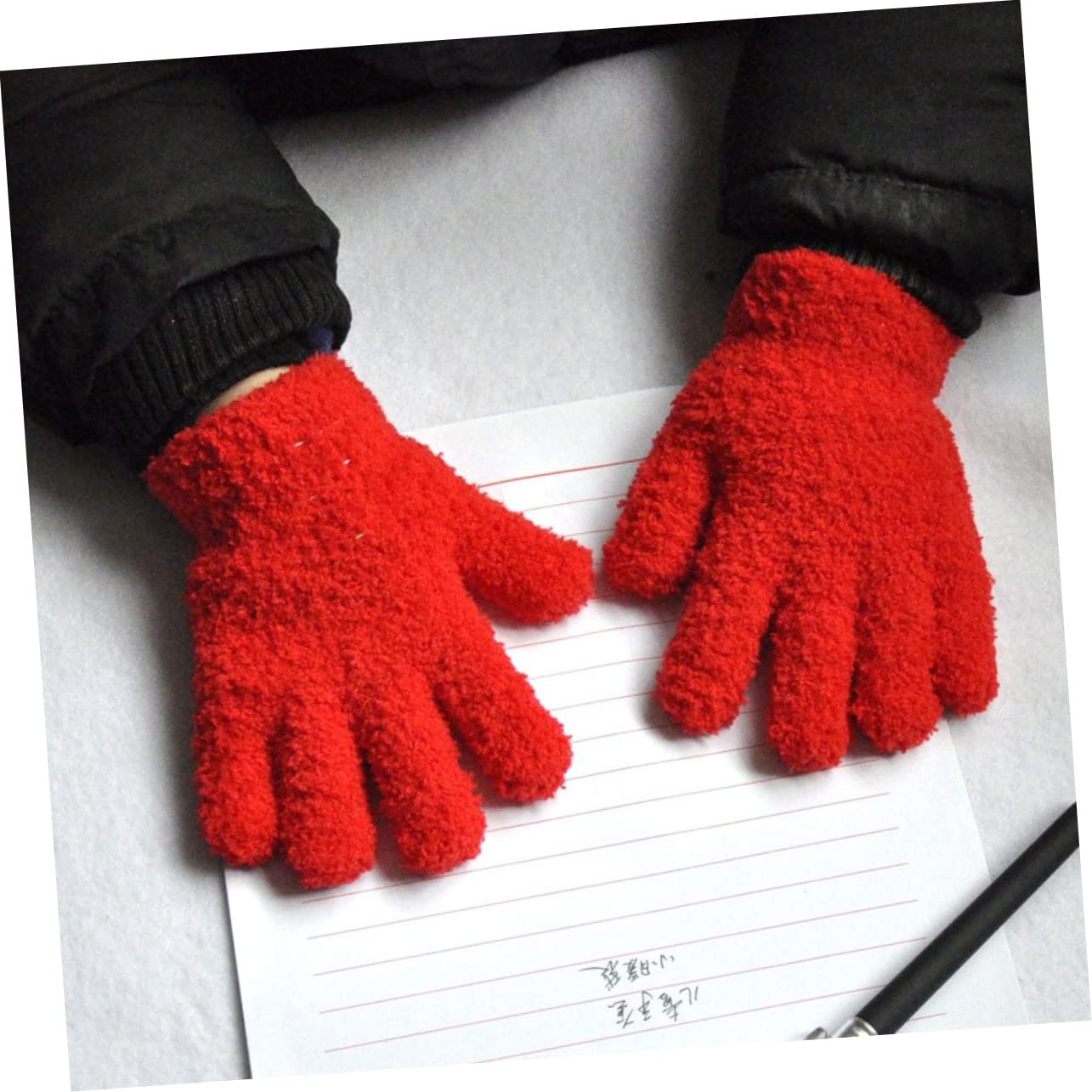 Beavorty Guantes Infantiles Térmicos Para Exteriores Cálidos Y Cómodos Diseño Sencillo Y Práctico Para Para Diario Invierno