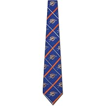 Thunder Ties Silver Oklahoma City Neckties by Eagles Wings
