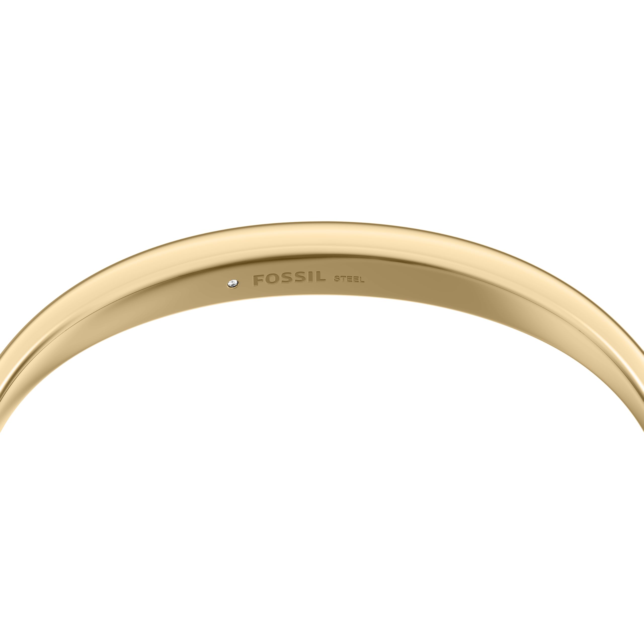 Fossil Ellis Damen Goldfarbenes Edelstahlarmband, JF05000710