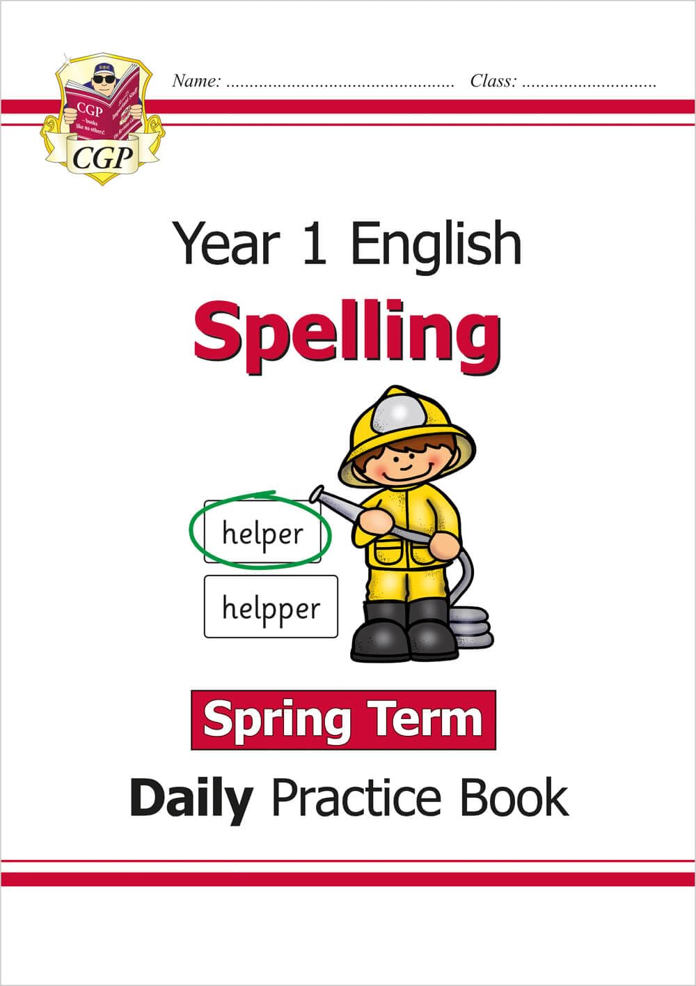 KS1 Spelling Year 1 Daily Practice Book: Spring Term (CGP Year 1 Daily Workbooks)