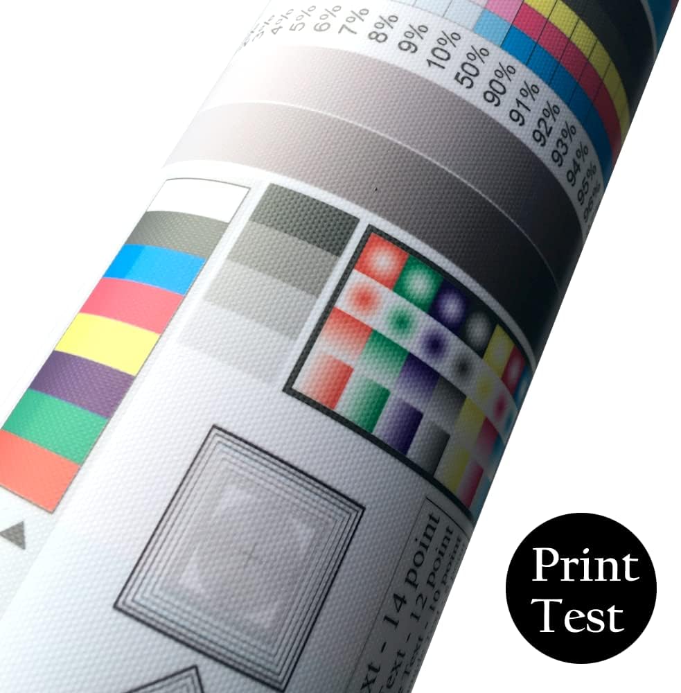Poly-Cotton 36"x40ft Canvas Roll with Waterproof Matte Surface Inkjet Canvas for Art Prints Oil Paintings Advertising Decorative Painting and Wide Format Inkjet Printing