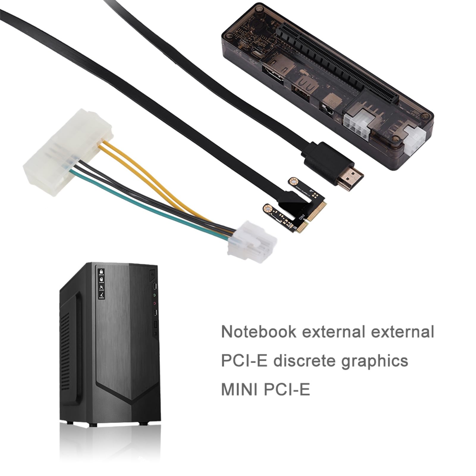 Dock per Scheda Video Esterna Indipendente per Mini PCI-E con Design Anti-interferenza per Giochi e Applicazioni Industriali