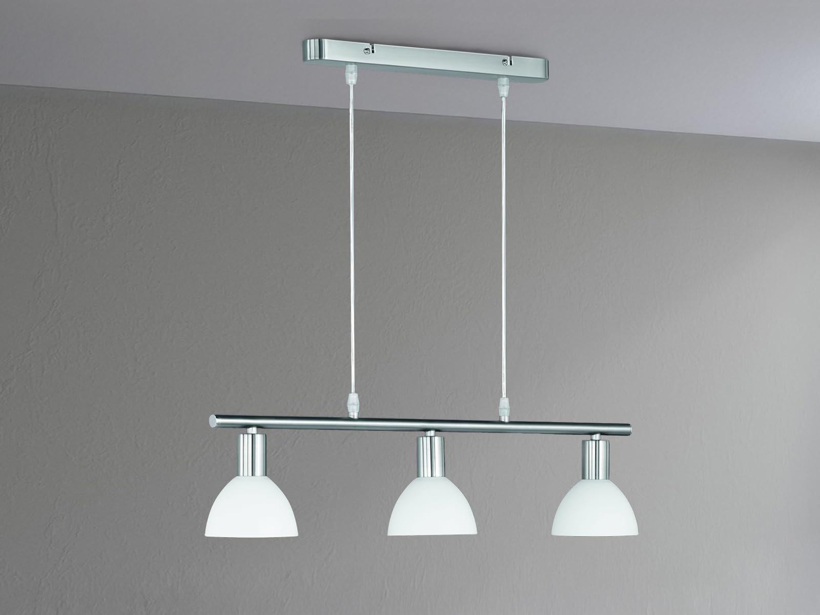 Luz colgante, de 3 x E14/40W, ajustable en altura