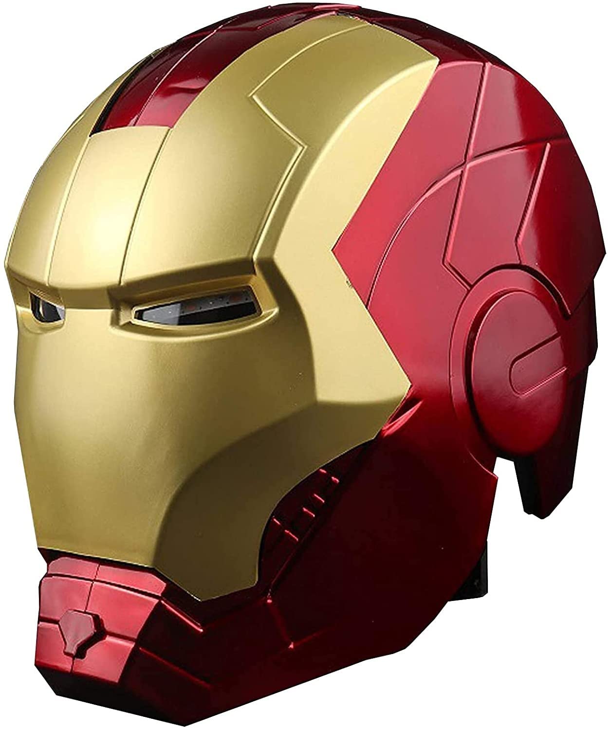 アイアンマンヘルメット、目が光る、家具の装飾品、アニメモデルおもちゃギフトハロウィンアイアンマンマスク