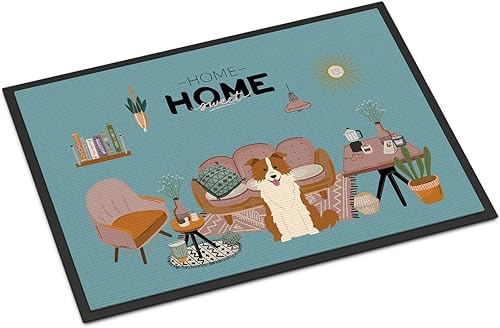 Caroline's Treasures CK7964MAT - Tapete para puerta delantera, 18 x 27 pulgadas, para interiores y exteriores, antideslizante, lavable, de pelo disponible en Yaxa Colombia