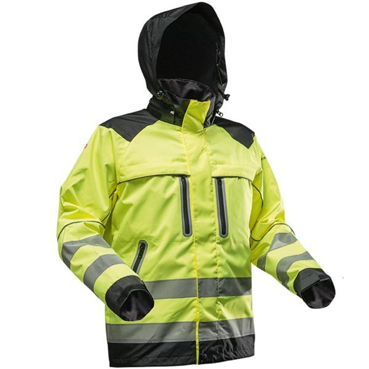 Pfanner wasserdichte Warnschutzjacke mit Sympatex 106694, Farbe:gelb, Größe:M