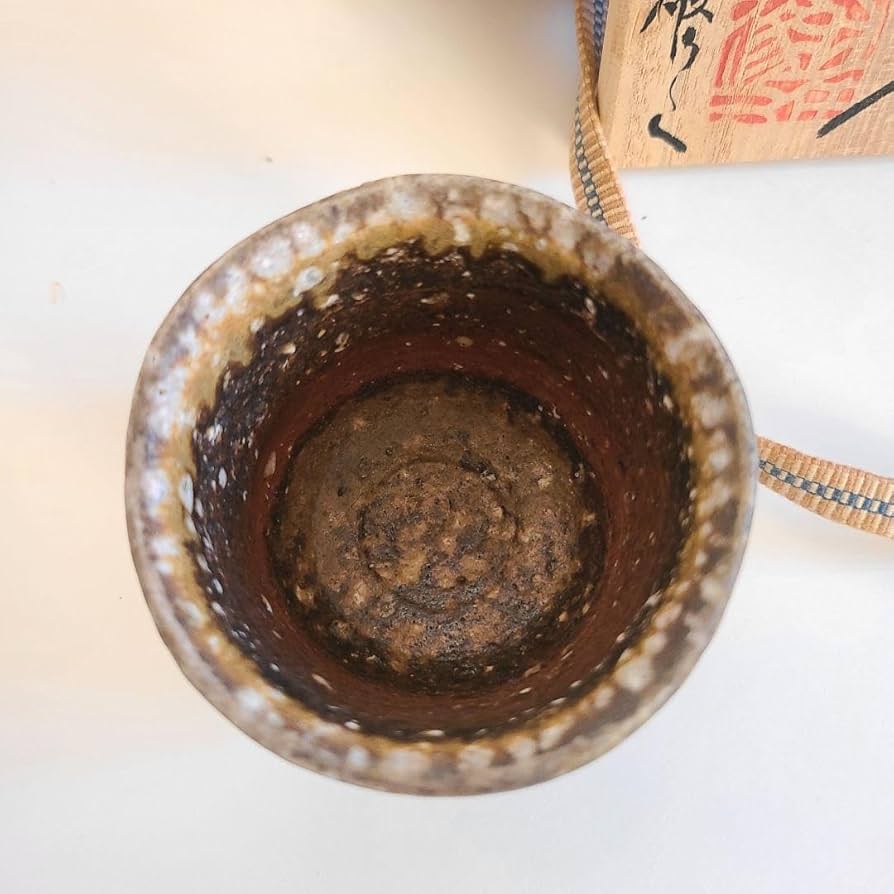 Amazon.co.jp: ぐい呑 羽石修二 笠間焼 高さ約5cm 口径約6.5cm