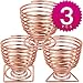 Beauty Sponge Blender Holders, Teenitor 3 Pack Makeup Sponge Holder Beauty Sponge Holder Drying Rack Egg Powder Puff Display Stand - Rose Gold