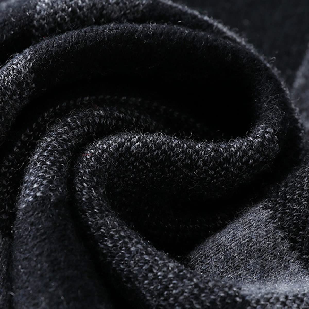 Sciarpa in pura lana, morbida coperta nera da uomo, calda sciarpa scozzese lunga invernale alla moda