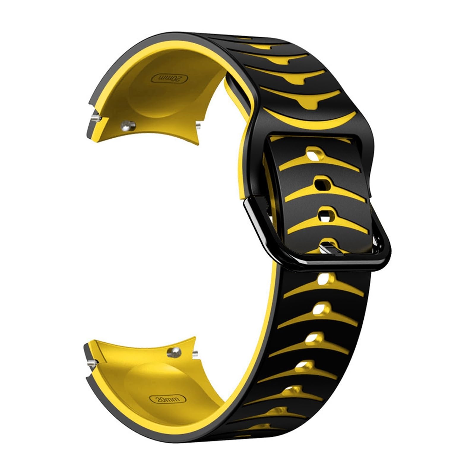 Bracelet en silicone pour Samsung Watch 6 5 4 44 mm 40 mm/4 Classic 46 mm 42 mm 5pro 45 mm Bracelet pour Galaxy Watch 6Classic 43 47 mm, Watch 6 40mm, Agate
