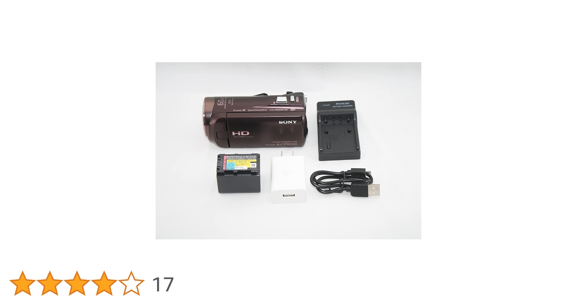 Amazon | SONY HDビデオカメラ Handycam HDR-CX480 ボルドー