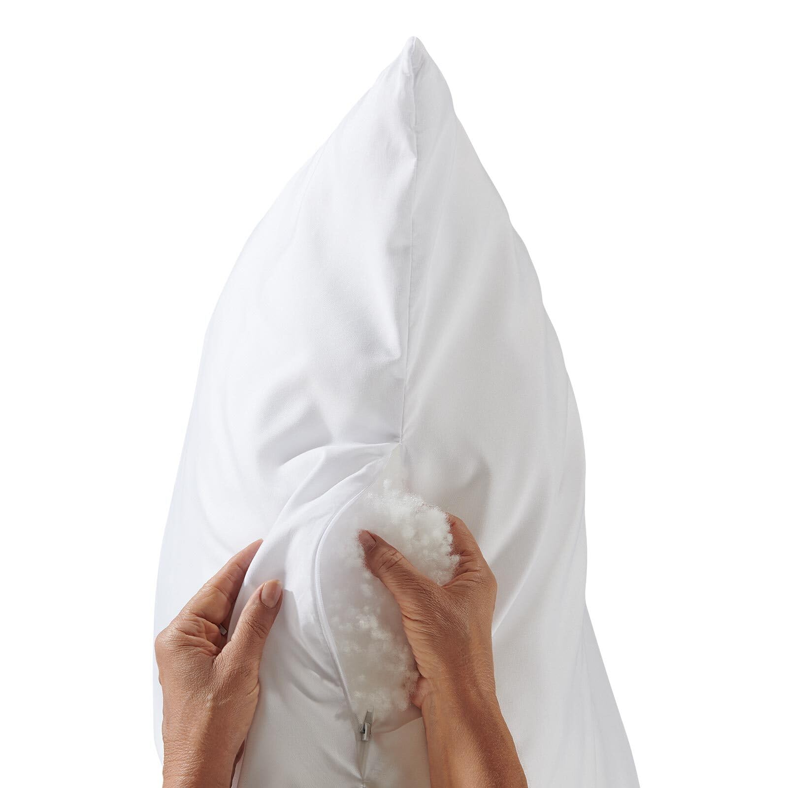 Traumschlaf Microfaser Kopfkissen FrischeTraum – anpassbare Füllmenge, hygienisch waschbar bis 60°C - mittelfest & formstabil - 80x80 cm