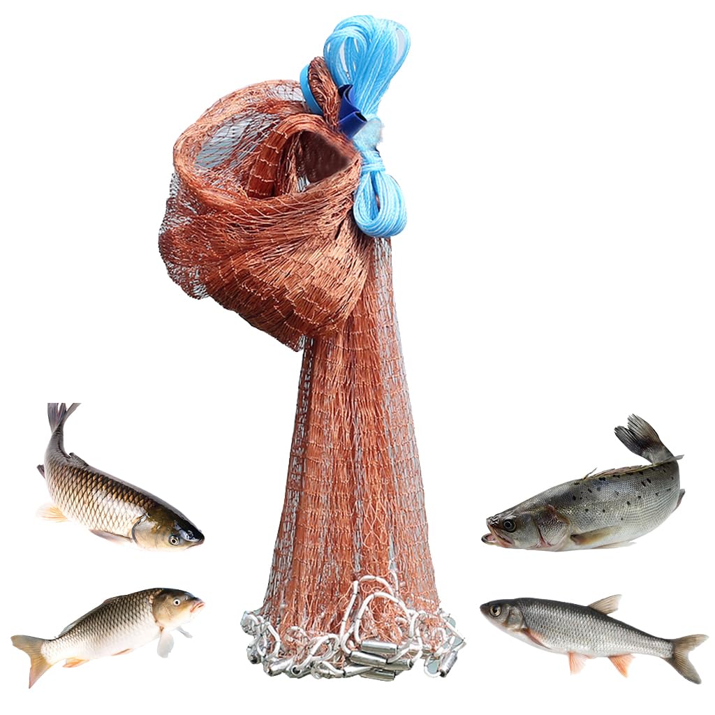 Proberos® Fishing Cast Net with Storage Bag Fishing Cast Net Heavy Duty Mesh Fishing Cast Net Quick Sinking for Freshwater & Saltwate (B0CYG6FH2C) Amazon Price History, Amazon Price Tracker