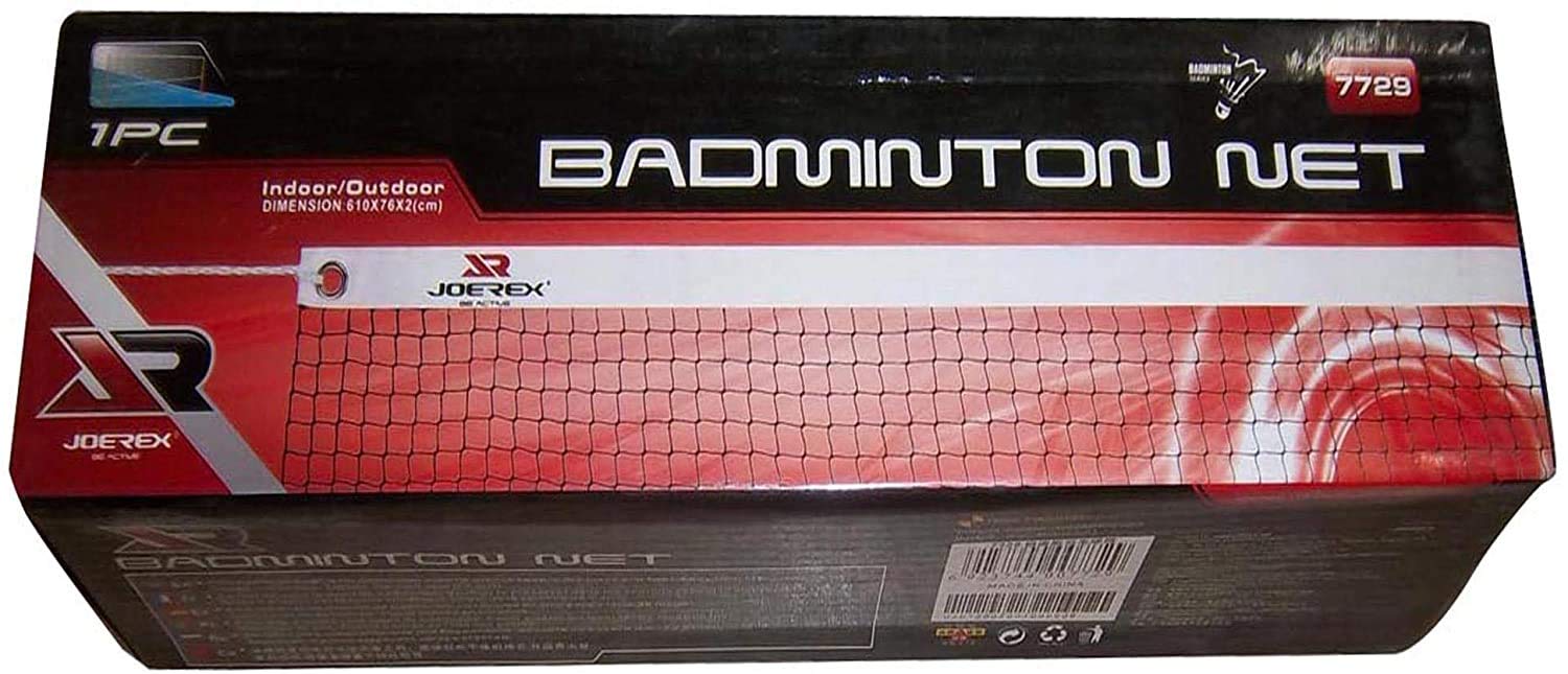 JoerexBadminton Net (Nylon) 7729 @Fs, Multi-Color