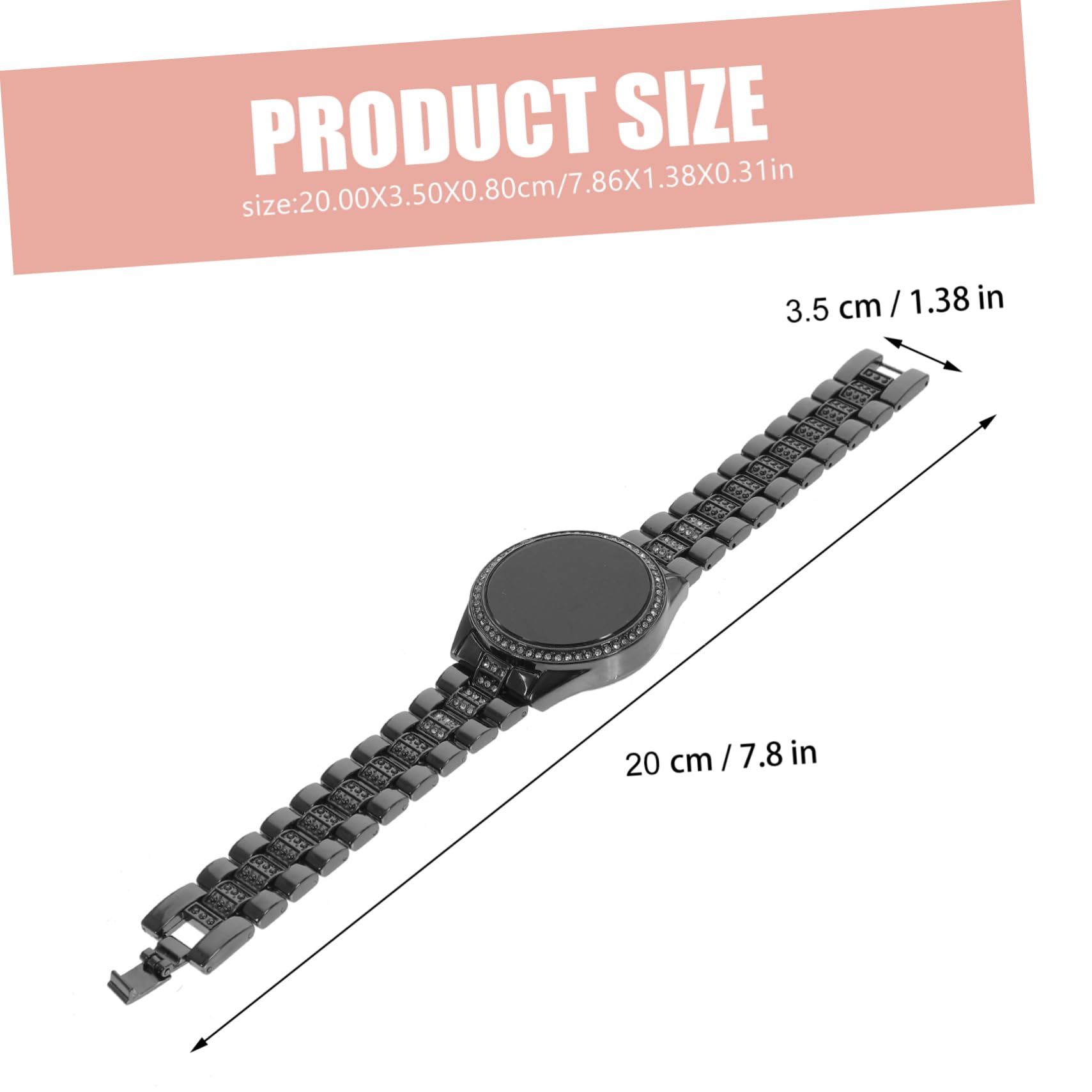 3stücke Damen Led Armbanduhr Mit Strass Elegante Und Strapazierfähige Modische Uhr Für Frauen Für Jeden Anlass Komfortabel Und Stilvoll Als