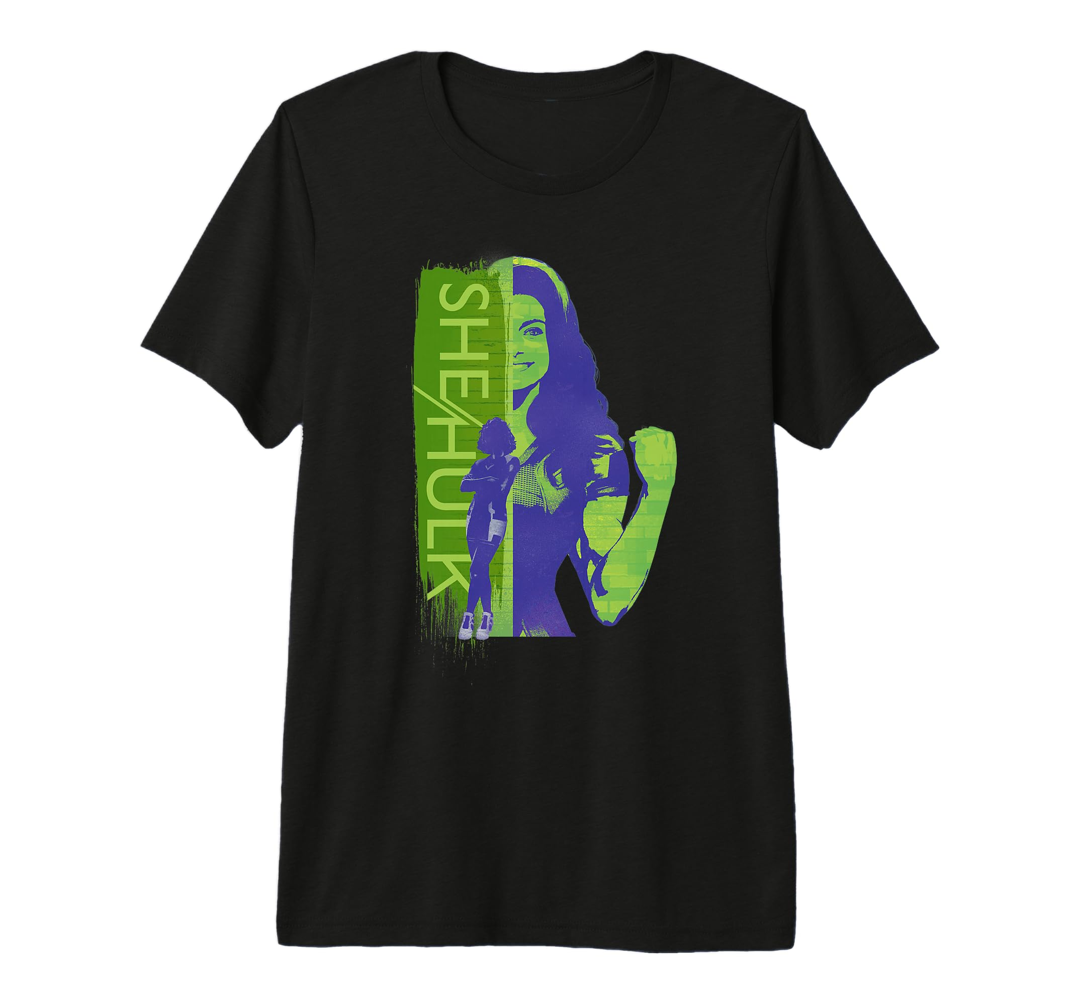T-shirt Marvel She-Hulk imprimé imprimé graphique pour fan de comics