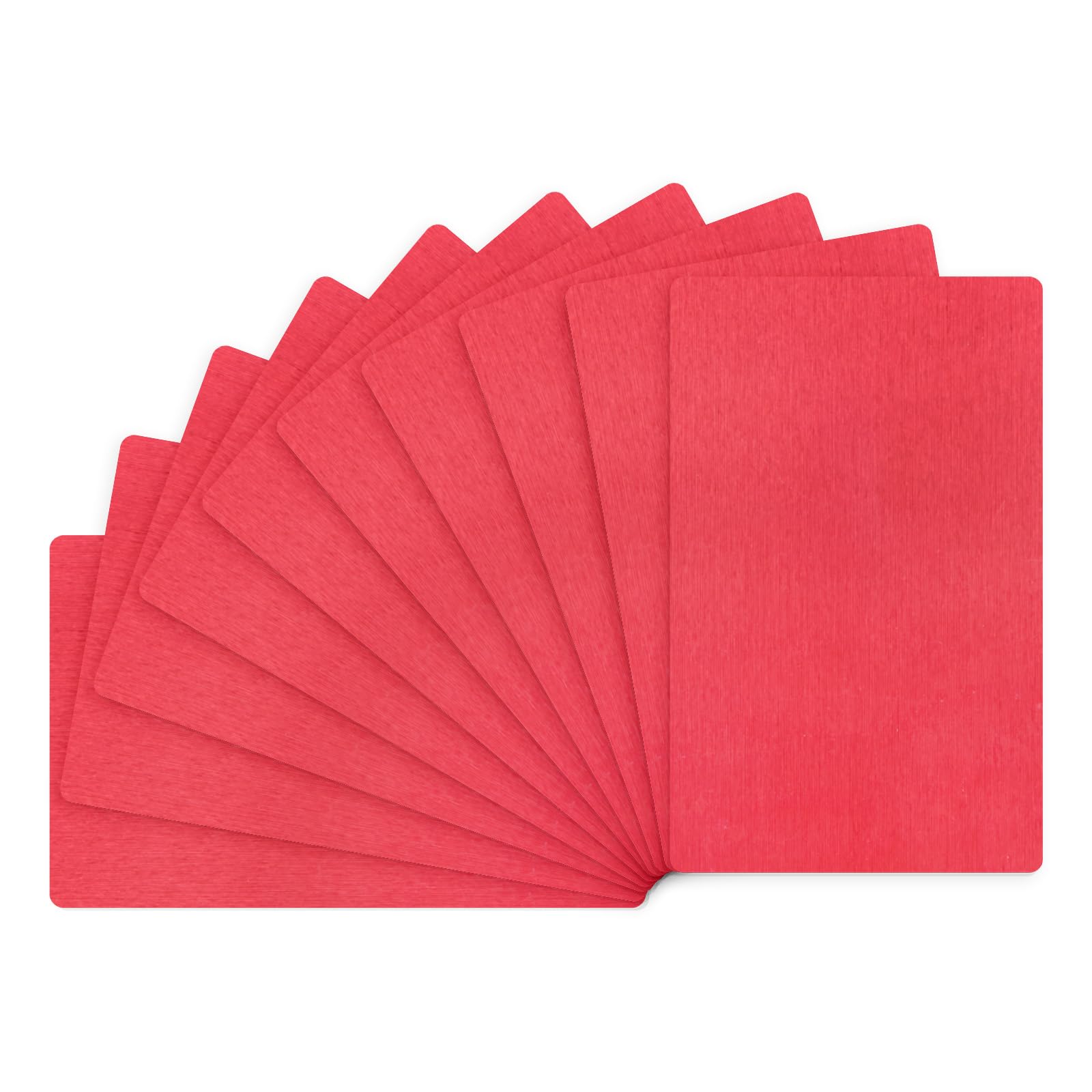 M METERXITY 10-Pack Metal Business Card Blanks