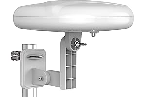 1byone Outdoor TV Antenna: Enhanced 500-Mile Reception for Crystal-Clear Entertainment