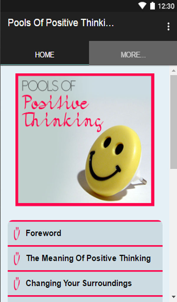 Pools Of Positive Thinking:Amazon.com:Appstore for Android
