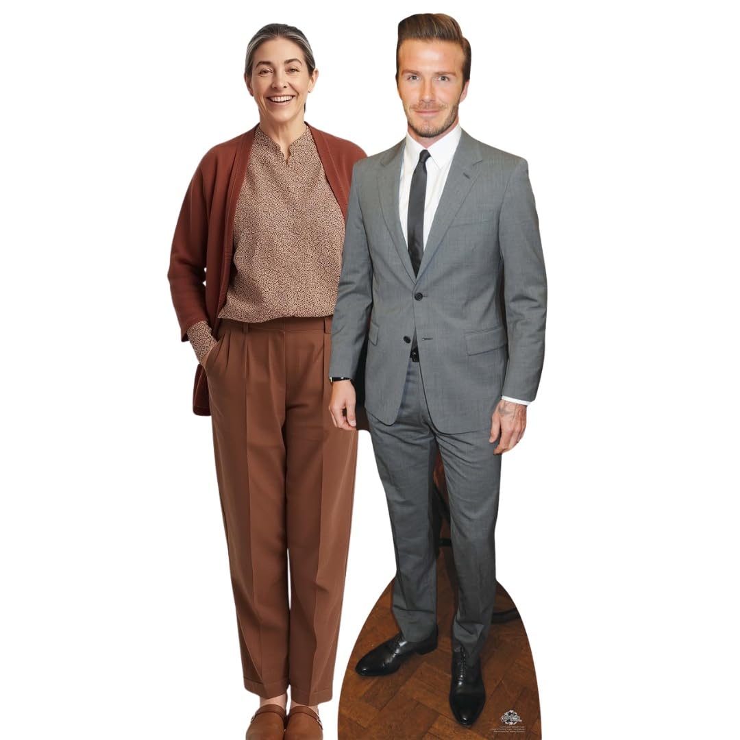 Star Cutouts Beckham Suit Cs574 David Lifesize Cardboard Cutout – 179Cm Football Legend Standee Party Decoration & Fan Display