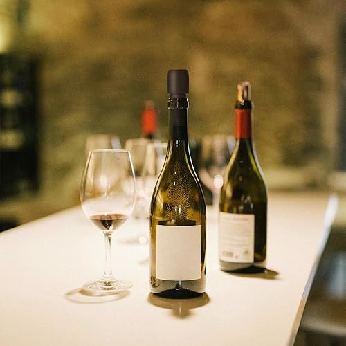 Miniatura 7 de Tapón de botella de vino espumoso reutilizable, tapones de vino para botellas de vino, tapón de silicona para botella de vino para cerveza, champán,