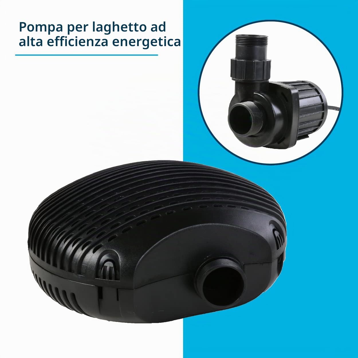 AquaForte Pompa filtro laghetto EC 10.000 68 watt 10.000 l/h 4,5 m