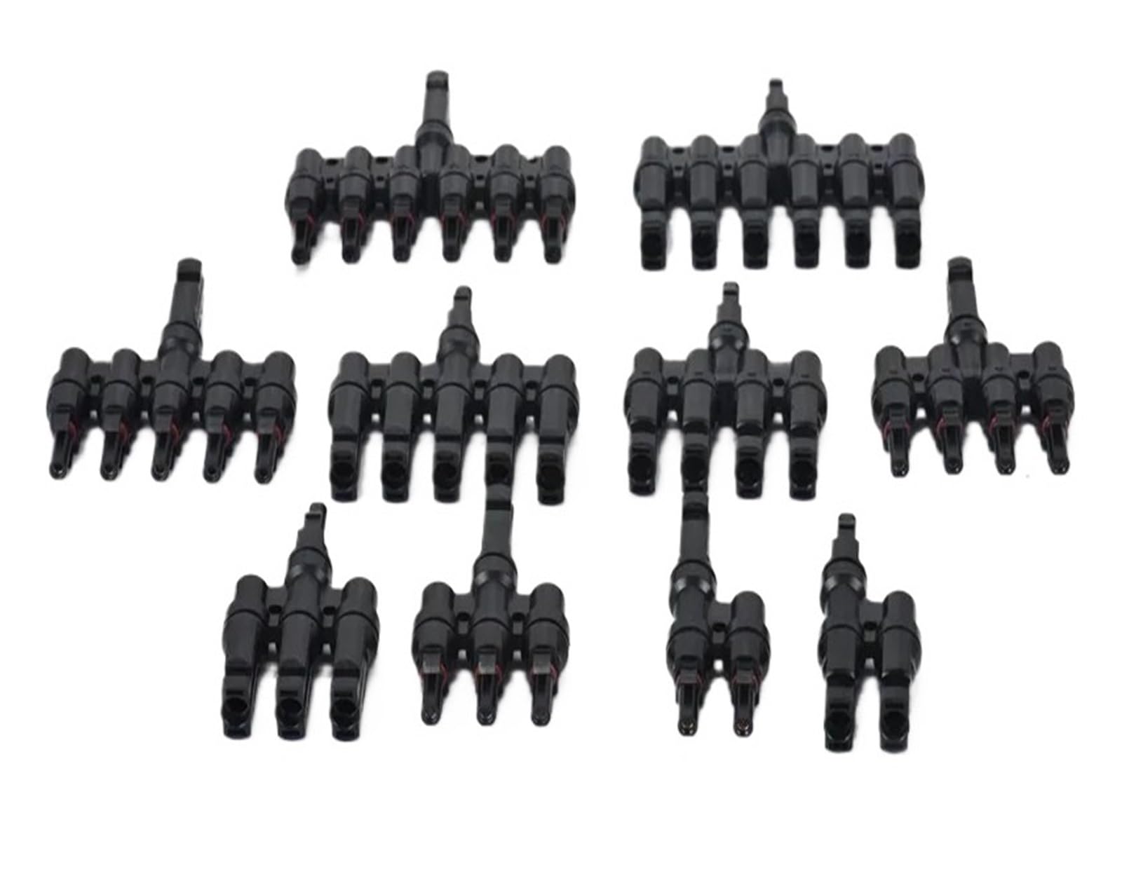 1/5/20/100 Sets PV-Anschluss 30 A 1000 V T/Y Zweig Kabel Splitter Koppler Kombinator Panel Installation Kit (MC4-Y4,1 Set)