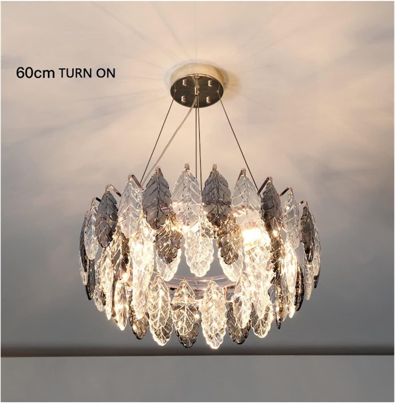 シャンデリア, 導いたフラッシュマウントシーリングライトモダン