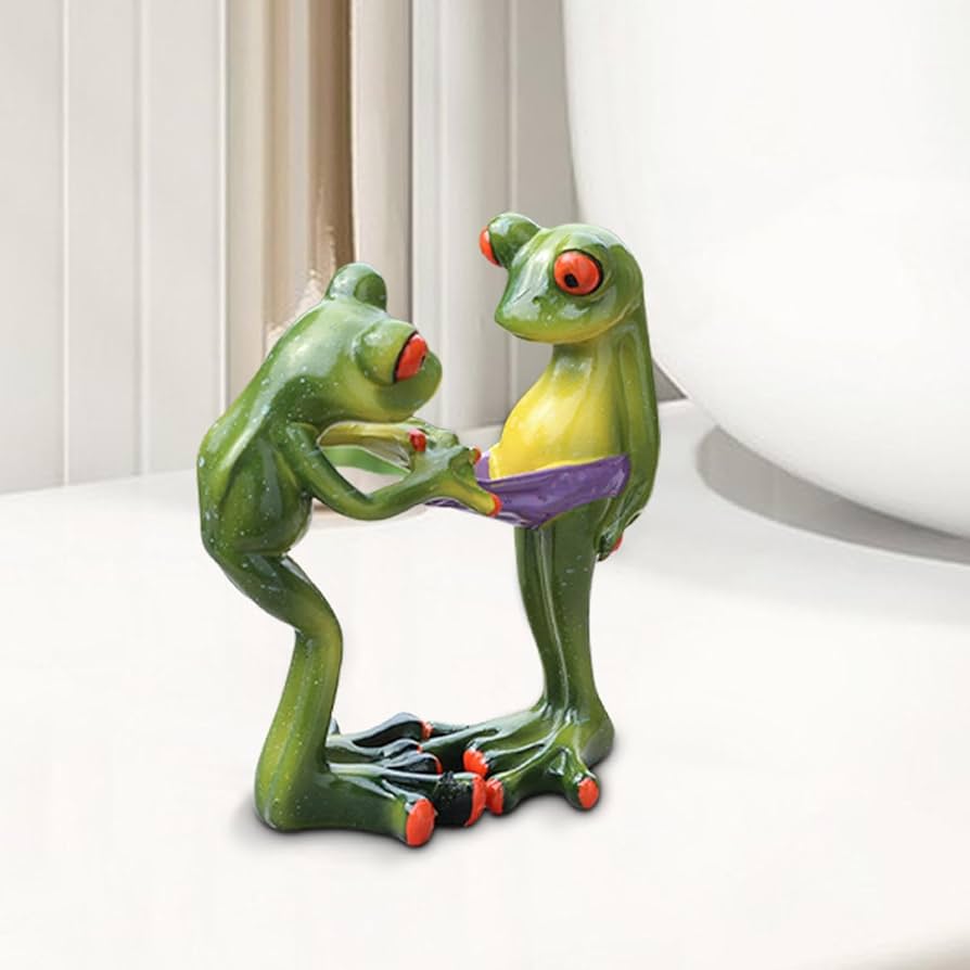 カエルの彫刻 Amazon.co.jp: カエルの彫刻像面白い樹脂カエルクリエイティブ