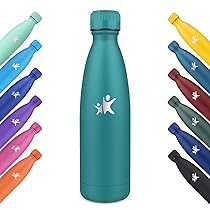 KollyKolla Borraccia Termica 750ml, Borracce Termiche, Borraccia in Acciaio Inox, Riutilizzabile, Termos senza BPA, Bottiglia Termica Metallo per Sportiva, Scuola, Palestra, Viaggi – Verde Scuro