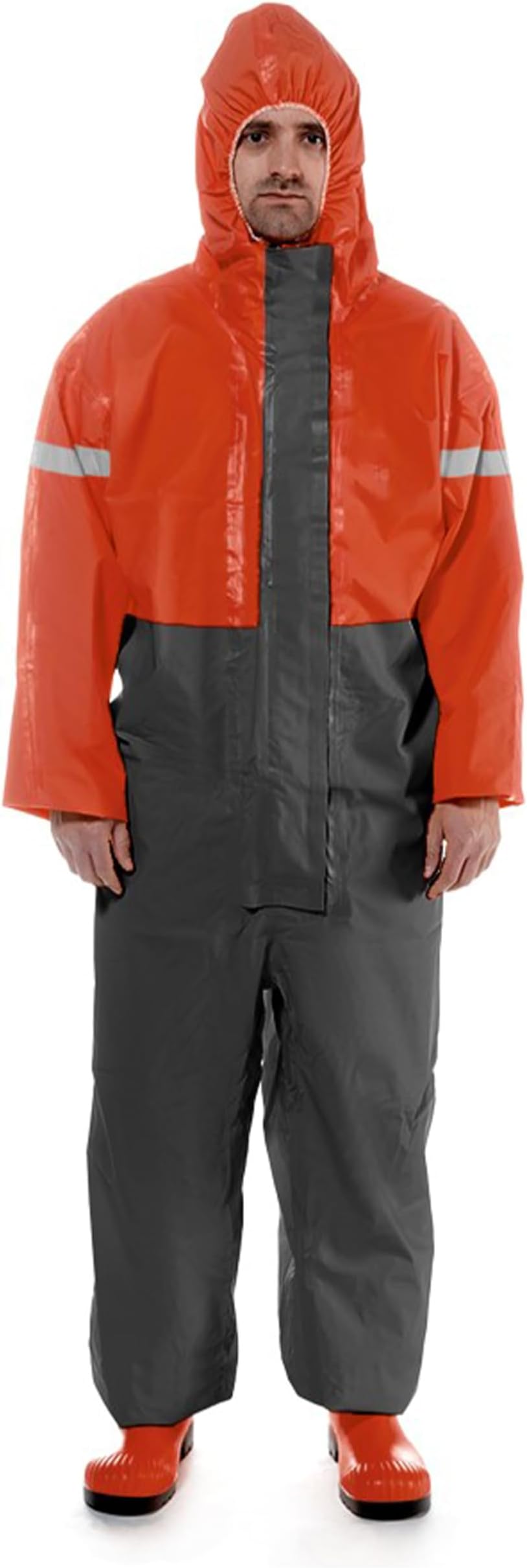 Dräger SPC 2400 Flexothane Protective Suit | Reusable Boilersuit with Hood | Waterproof Full Body Work Overall Coverall for Industrial Use