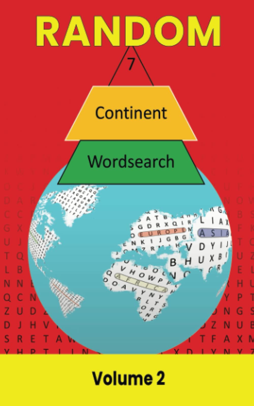 Random Word Search Puzzles 7Continent Volume2