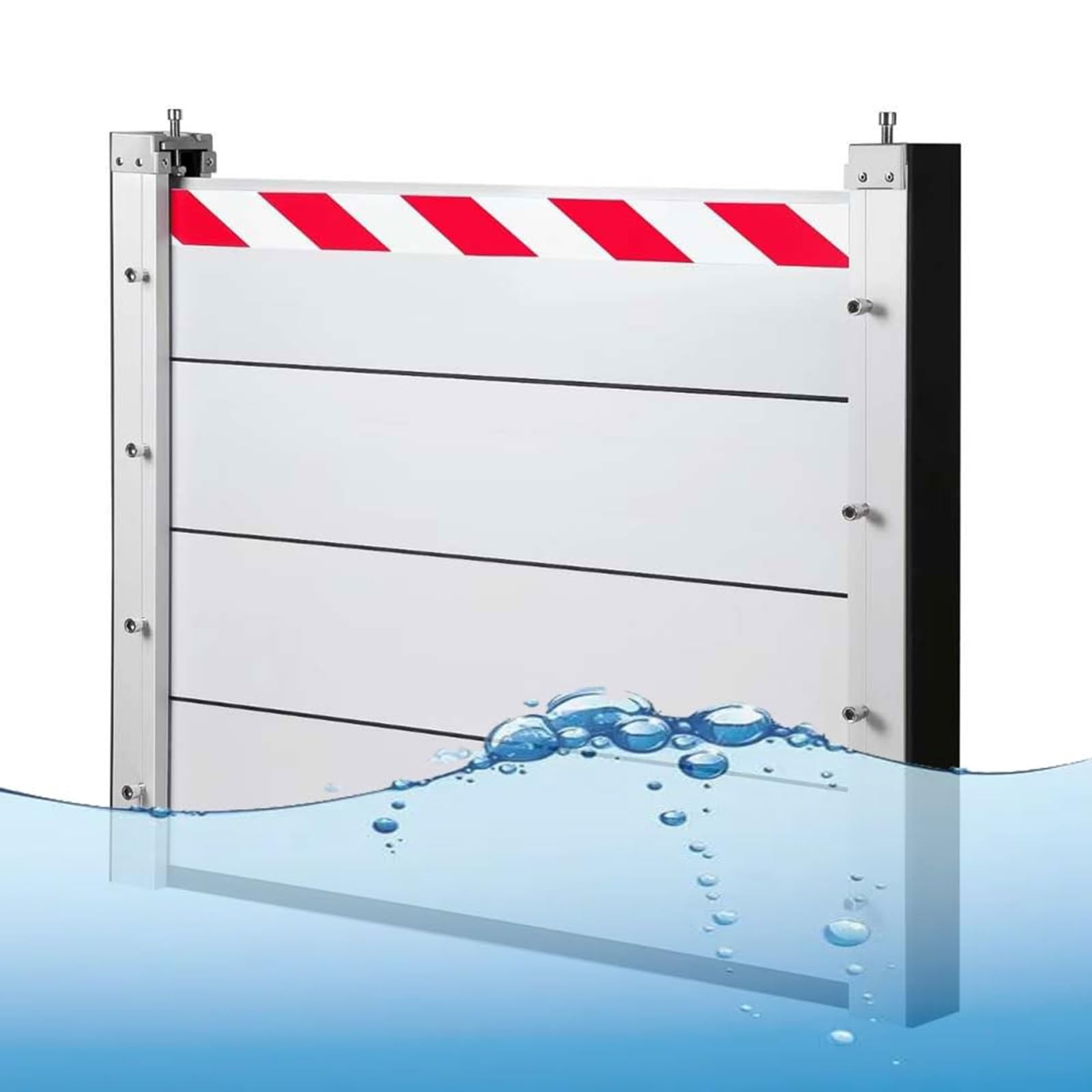 Barrière anti-inondation pour porte de garage extérieure de 140 cm