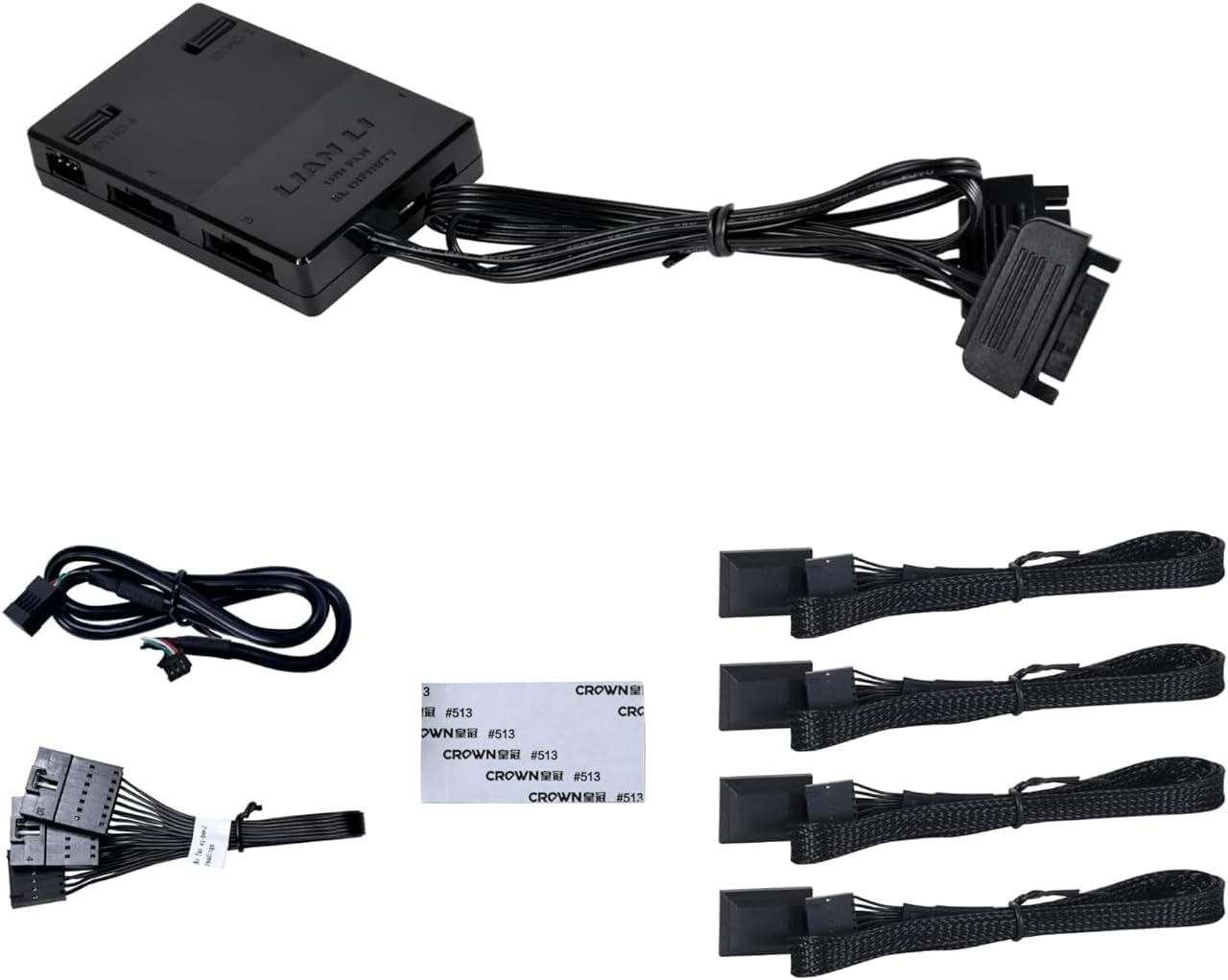 UNI Fan SL Infinity SL-INF 120 RGB L-Connect 3 Fan Controller Kit (Black)