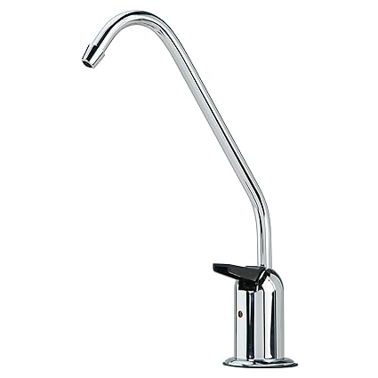 Watts 116001 Air-Gap Standard Non-Monitored Faucet for Water Filtration System, Long Reach Lead Free Auxiliary Air Gap Faucet, Chrome