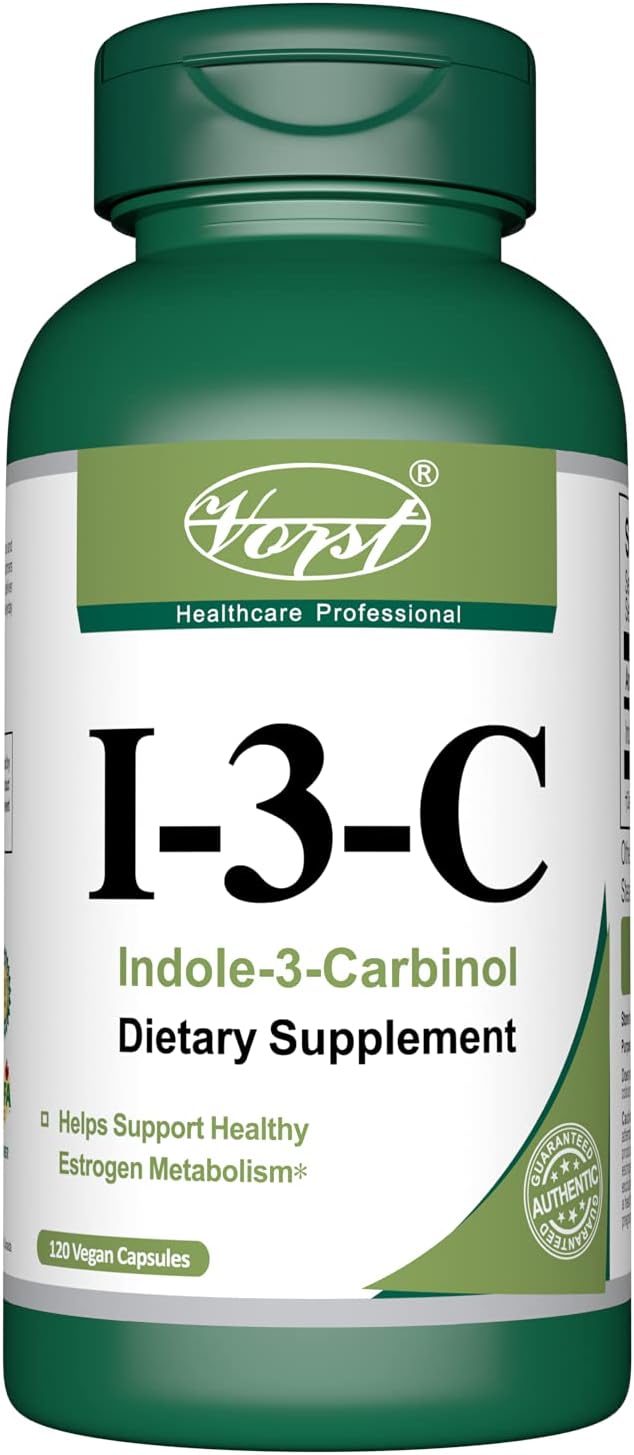 VorstIndole 3 Carbinol (I3C) 400mg 120 Vegan Capsules | Support Estrogen and Hormone Balance...