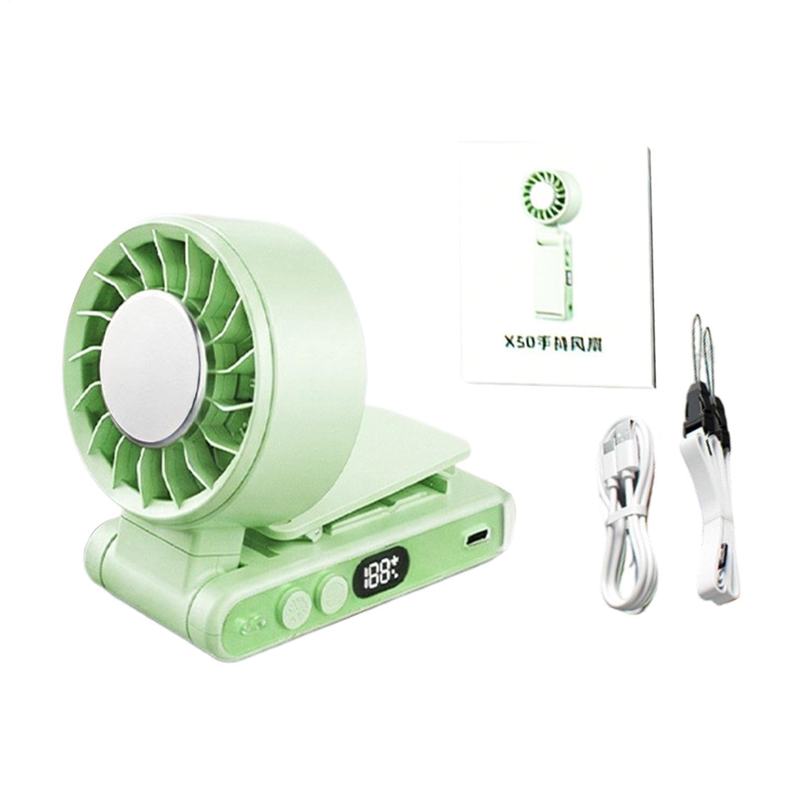 Ventilateur portable rechargeable puissant contre la chaleur en voyage
