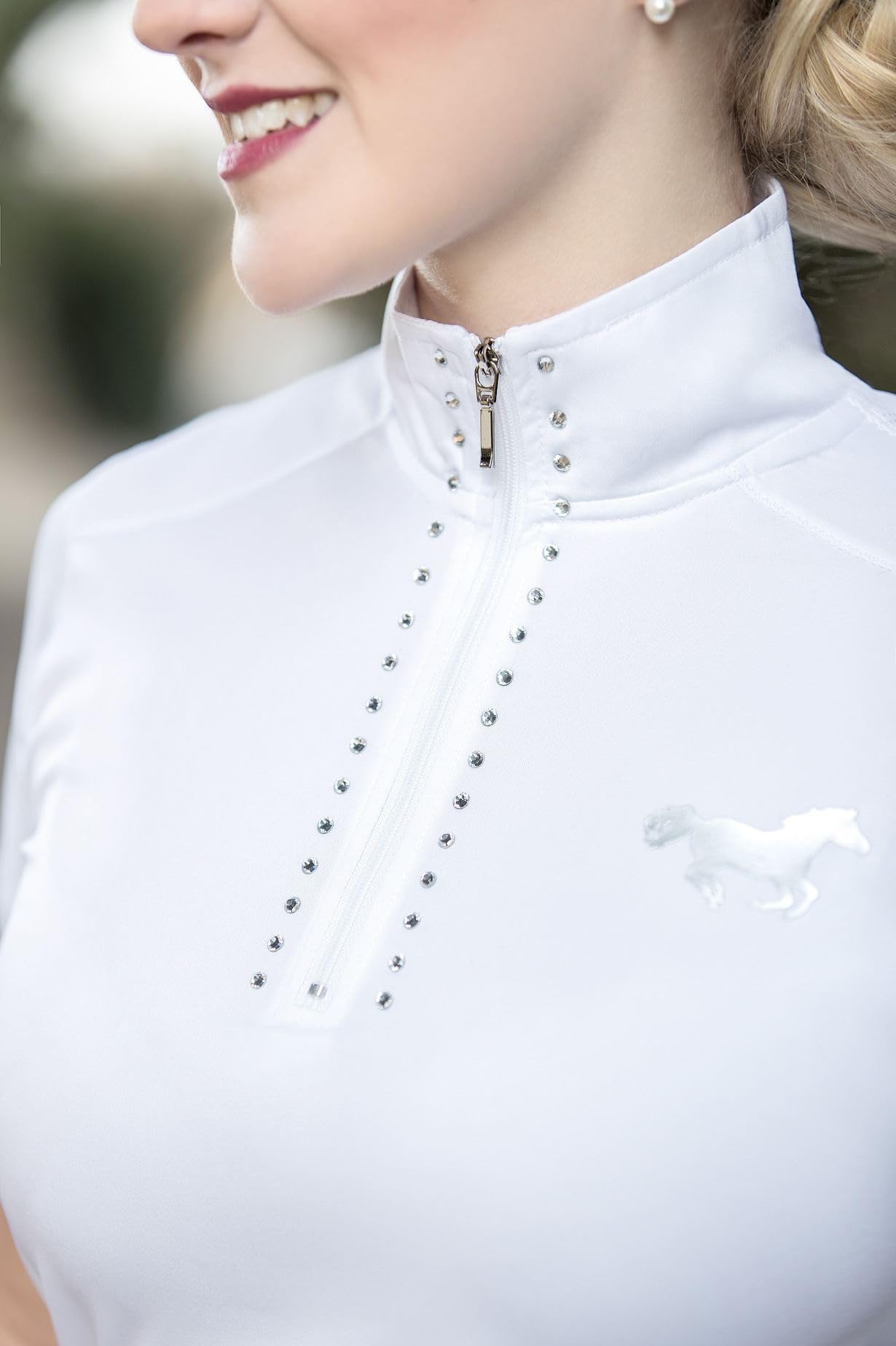 HKM Maglietta torneo Uomo High Function, Uomo, Turniershirt -High Function-, Bianco