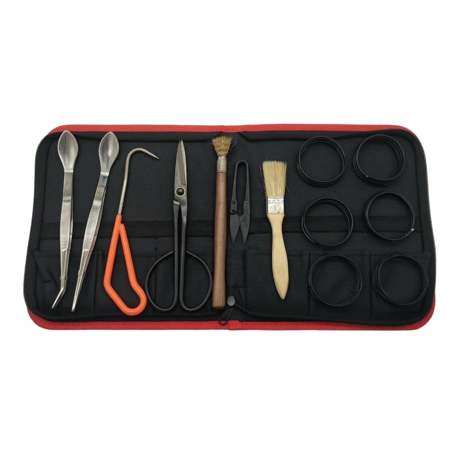 Baoblaze Sécateur Précision avec Kit Complet d'Outils Jardinage Étui à Rouleau pour la Taille s Fleurs la Culture en Surface et Le Transport vers Le Jardin