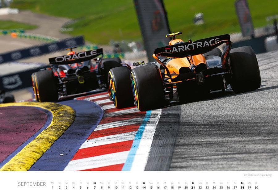 Faszination Formel 1 Kalender 2025: Wandkalender F1 Rennssport FIA Grand Prix Automobilsport