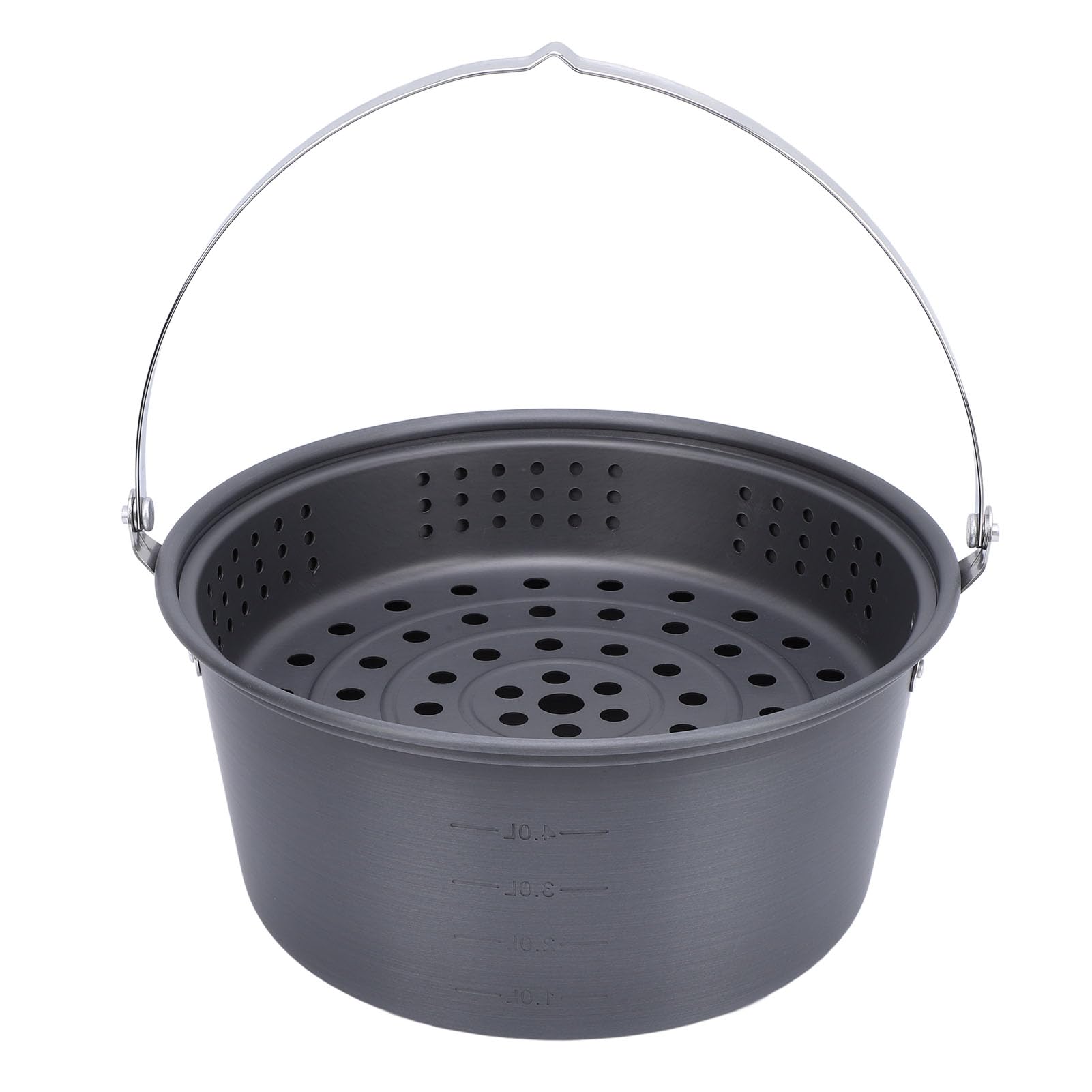 VGEBY Olla de Camping 5L Gran Capacidad para Cocinar Al Aire Libre