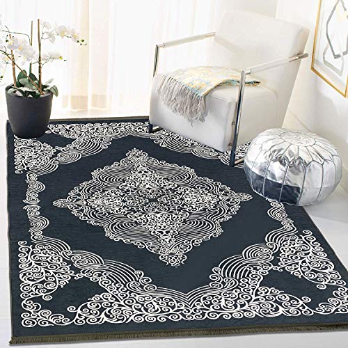 Waschbarer Teppich Für Wohnzimmer, Küche, Flur, Teppichläufer, Deko, Modern, Elegant,Teppiche Für Schlafzimmer, Esszimmer Küchenteppich -