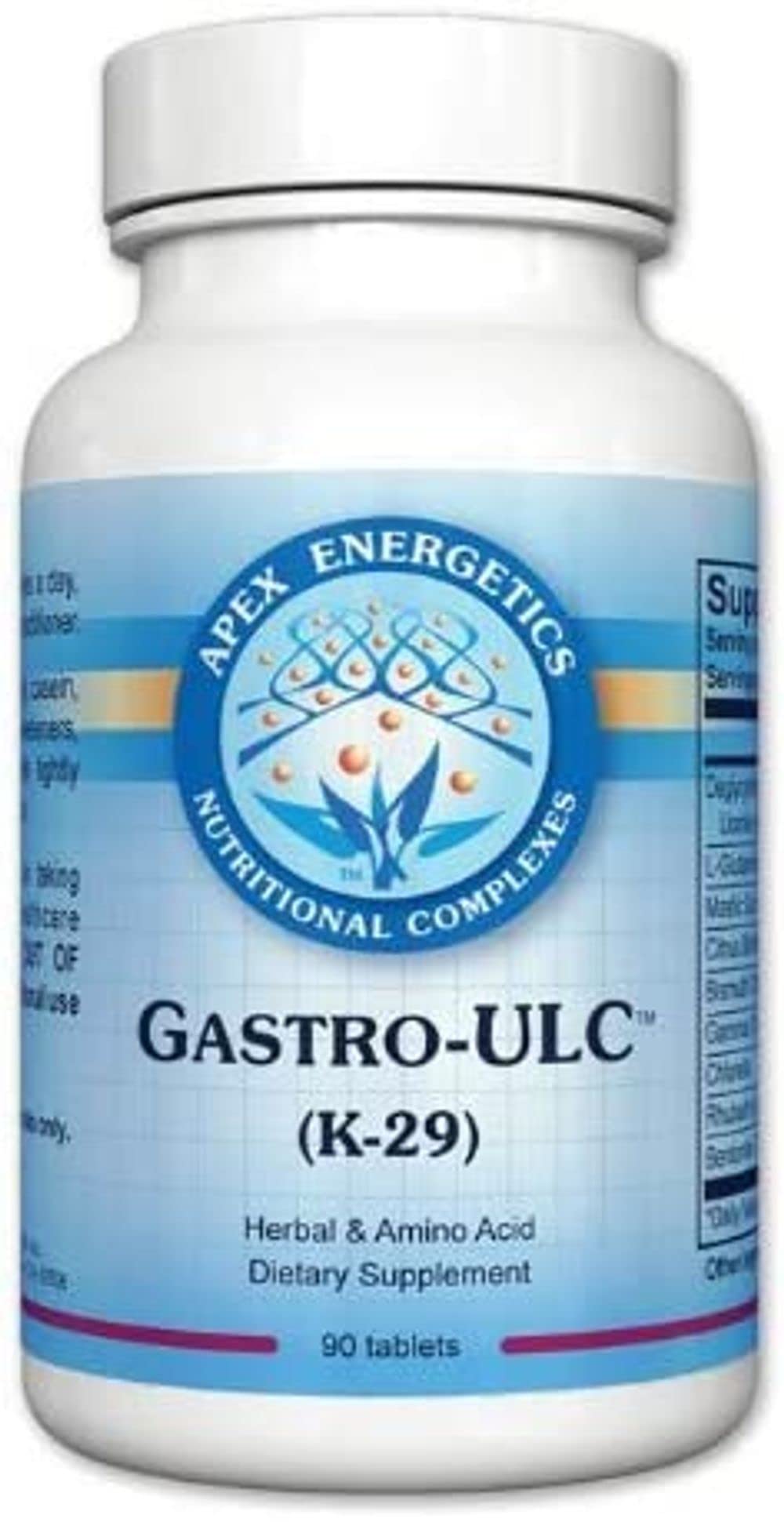 Apex Energetics Gastro-ULC 90 Tablets - K29