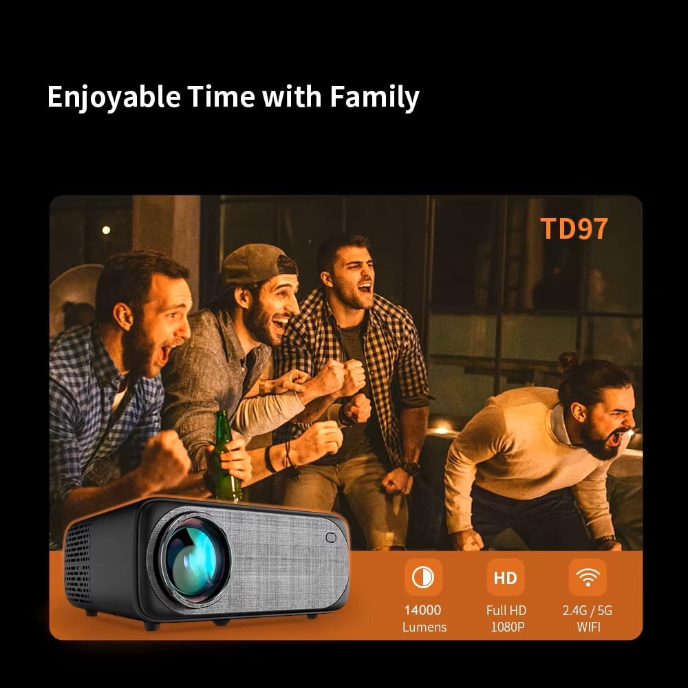 TD97 Pro Mini Proiettore Full HD 1080P WiFi 5G Android 4K Proiettore Portatile TD92 Pro per Home Theater Film 3D