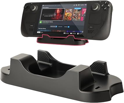 Upgrade Stand Base for Valve Steam Deck Dock Accessories for Nintendo Switch Tablet Smartphone Holder Mount with Anti-Slip Pad Multifunctional