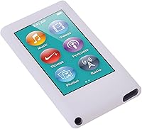 Vista 2 de Fundas de silicona para iPod Nano 8ª generación 7ª generación con paño de limpieza (blanco perla)